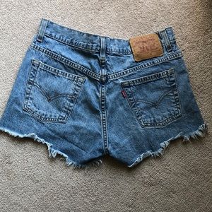 Levi jean shorts